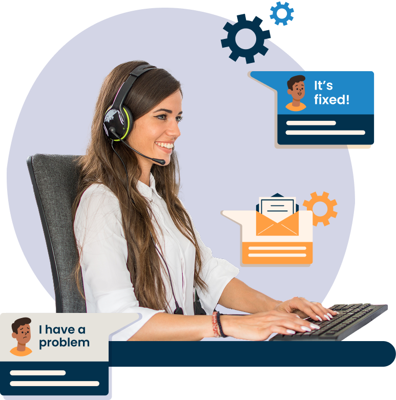 Contact illustration