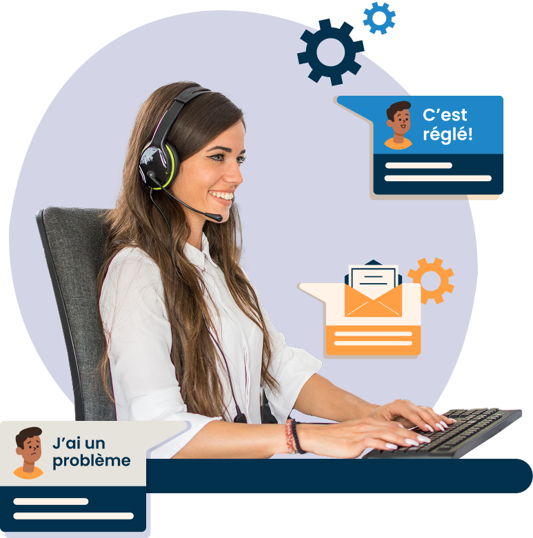 Contact illustration