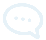 faded chat bubble